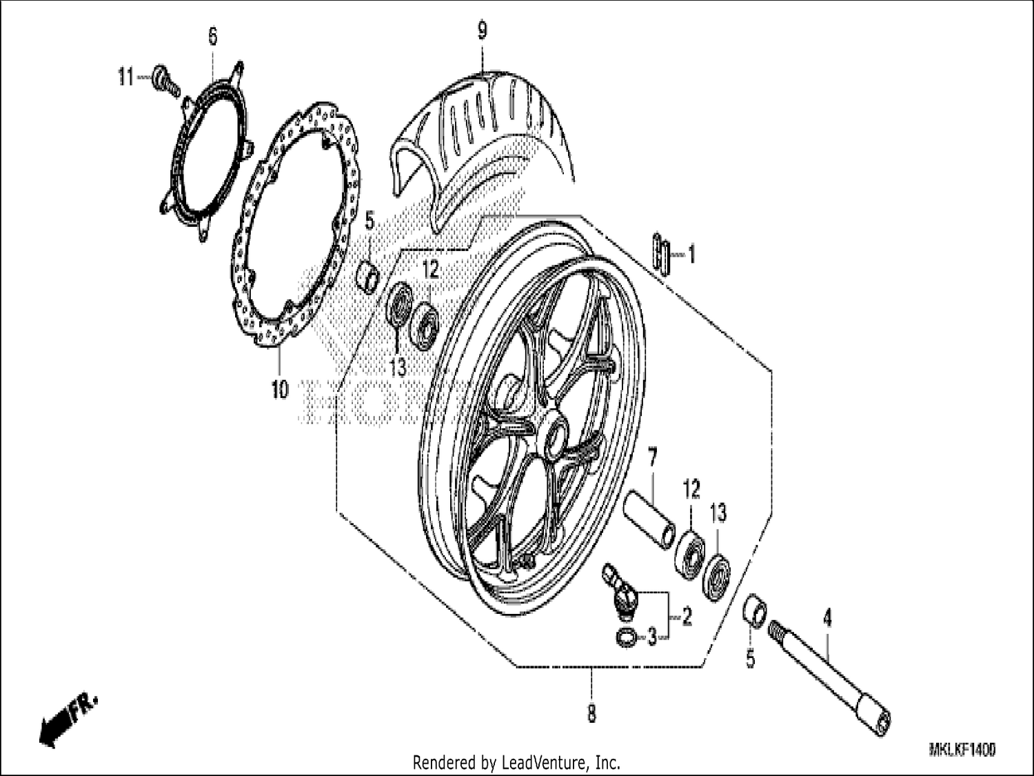  FRONT WHEEL