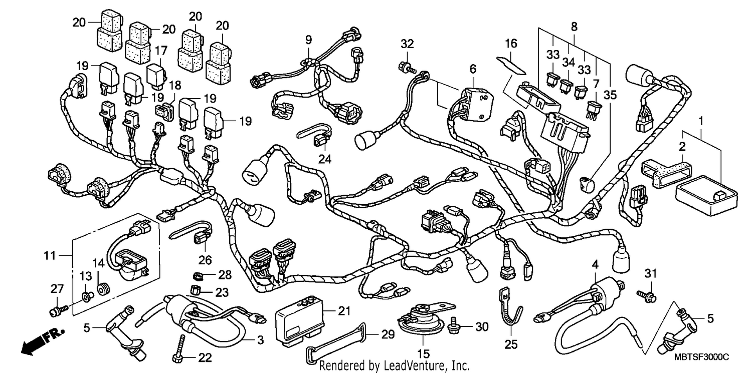 WIRE HARNESS (XL1000V)