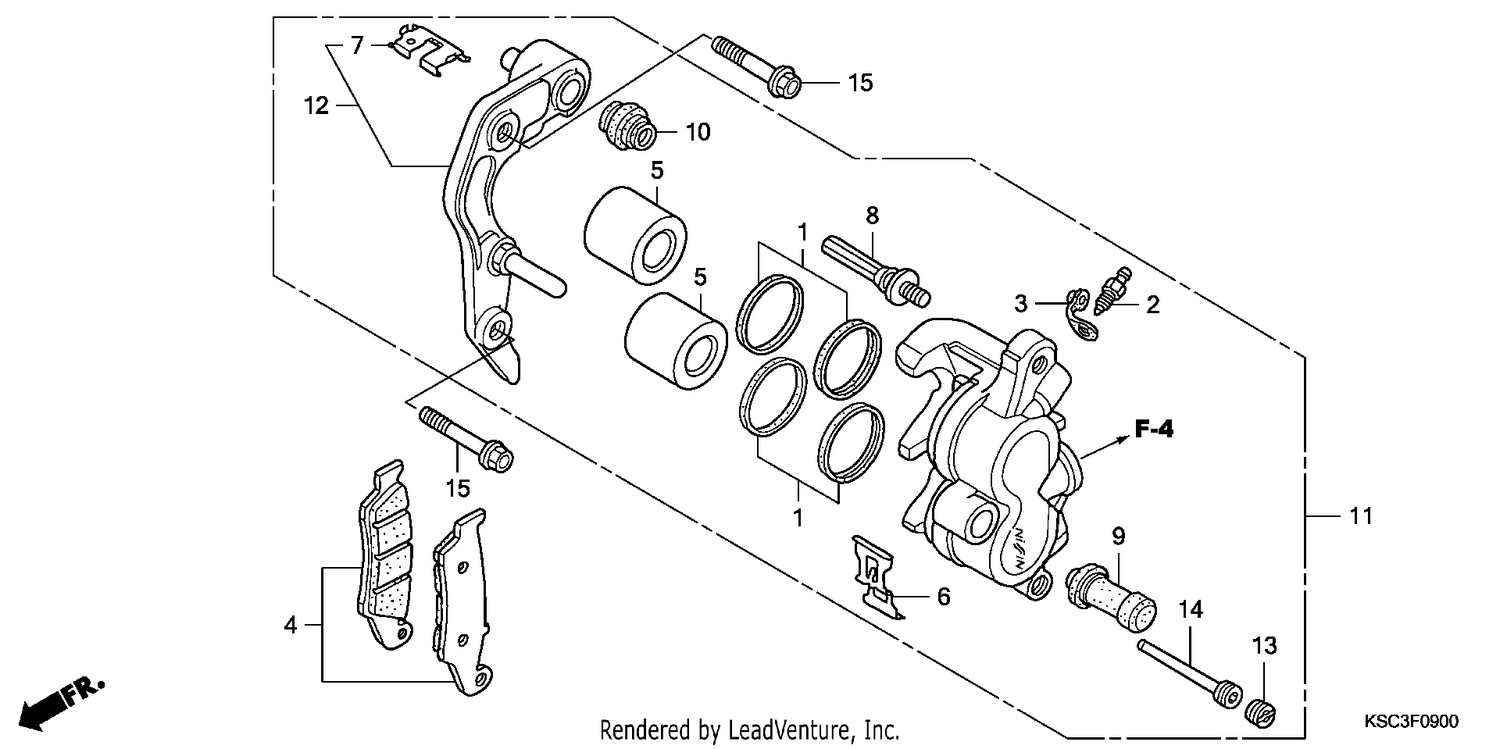 FRONT BRAKE CALIPER