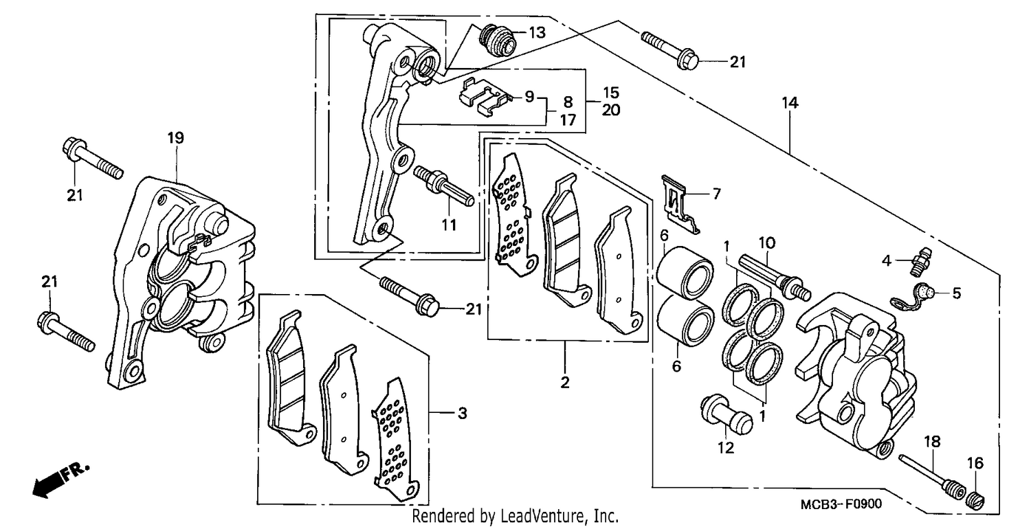 FRONT BRAKE CALIPER