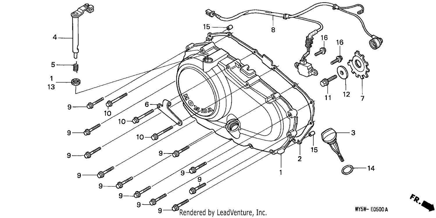 RIGHT CRANKCASE COVER