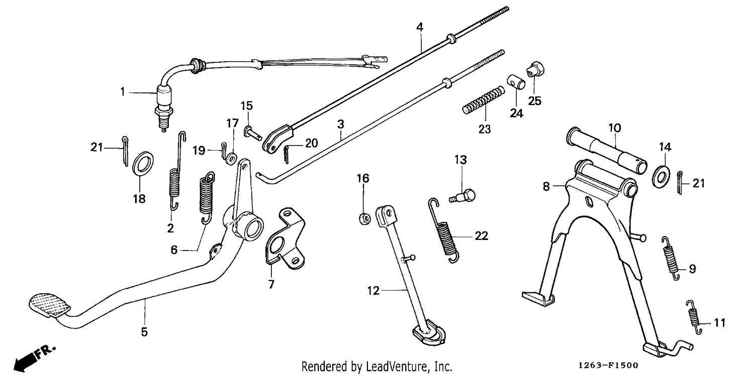 STAND/BRAKE PEDAL