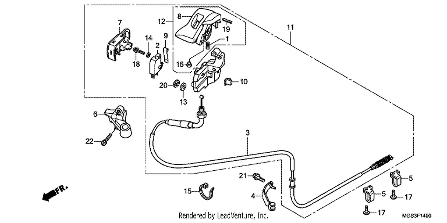  PARKI NG BRAKE LEVER