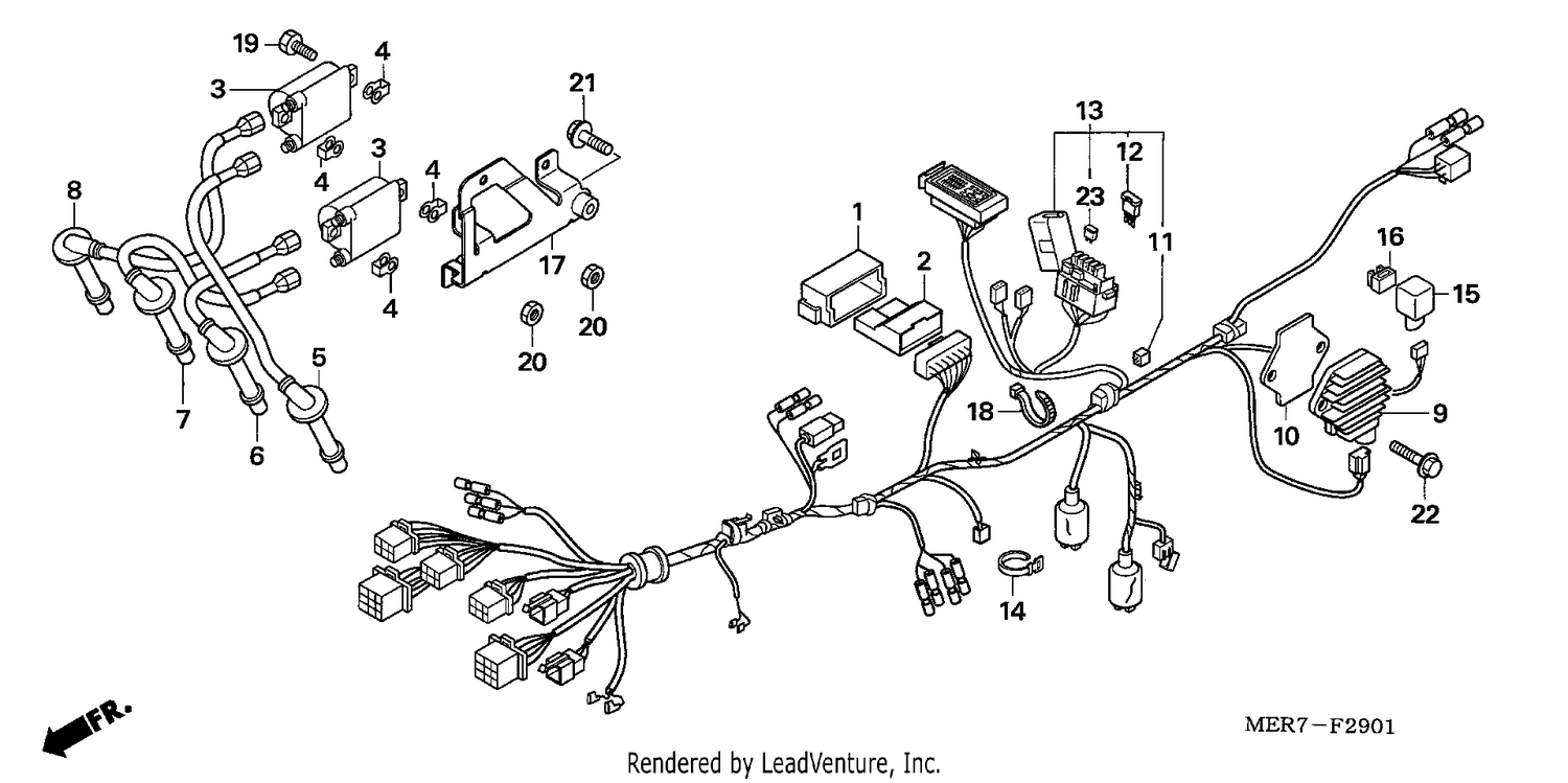 WIRE HARNESS (CBF600N6/NA6)
