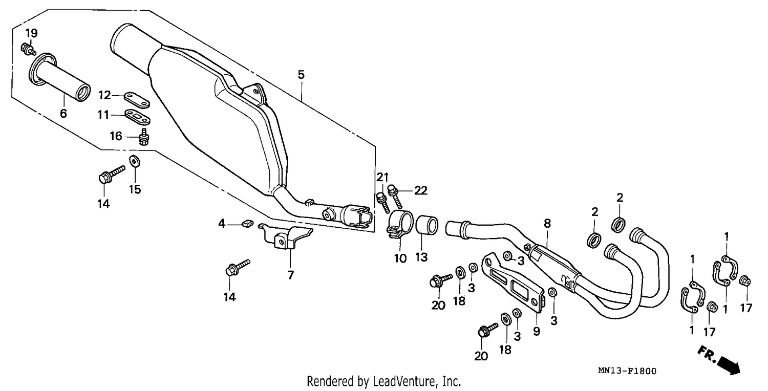 EXHAUST MUFFLER