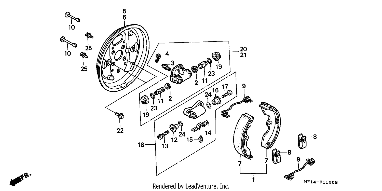 FRONT BRAKE PANEL