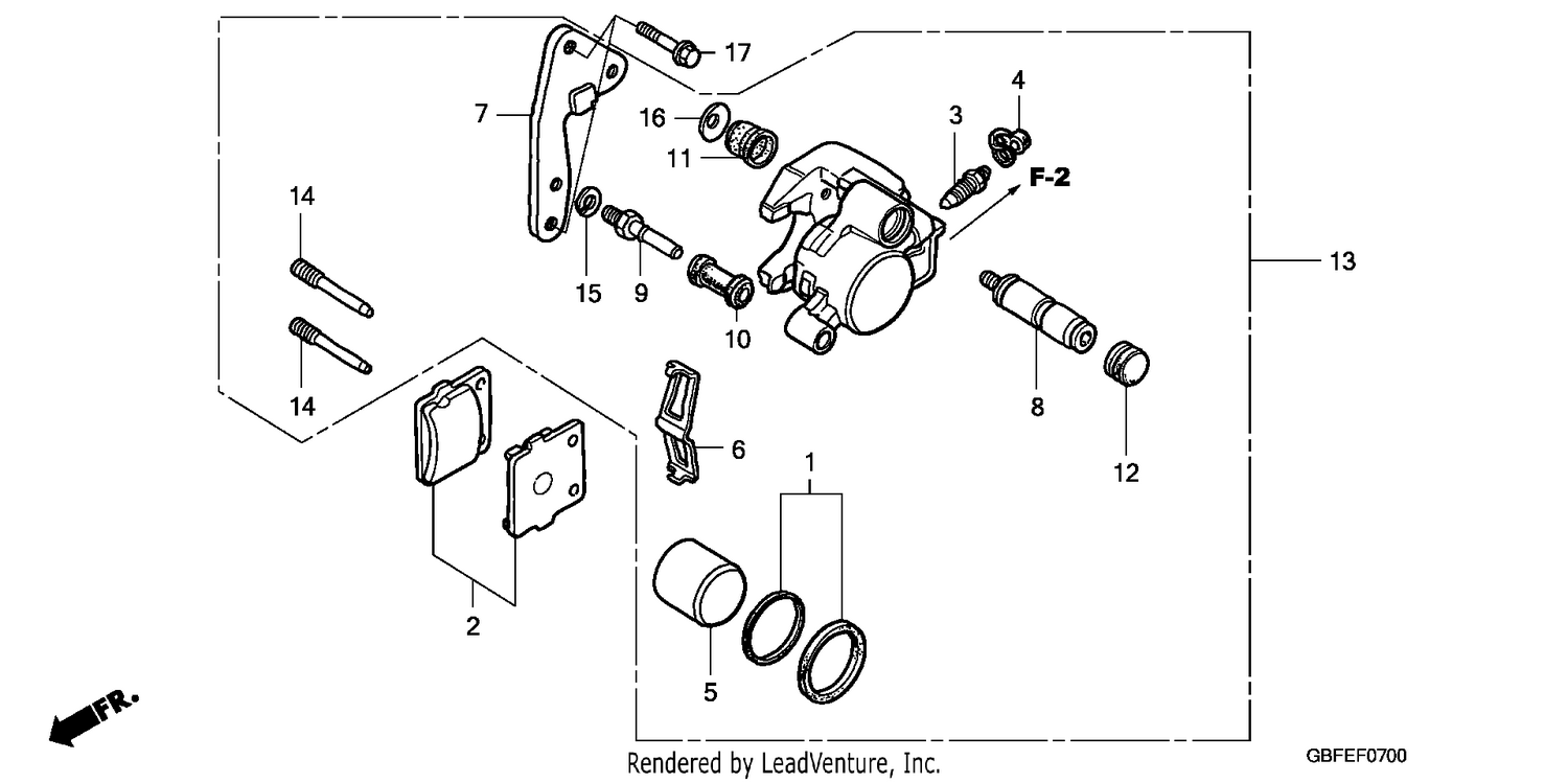 FRONT BRAKE CALIPER