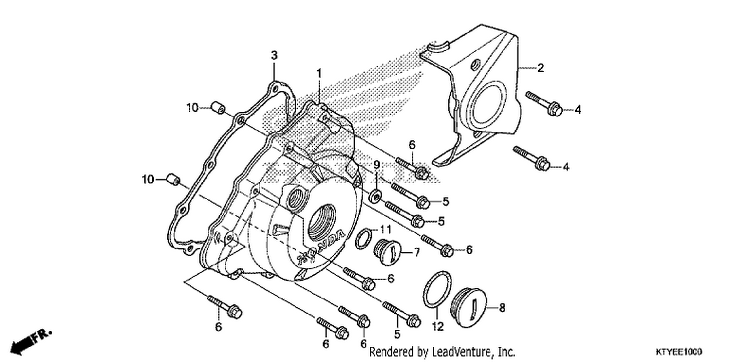  LEFT CRANKCASE COVER