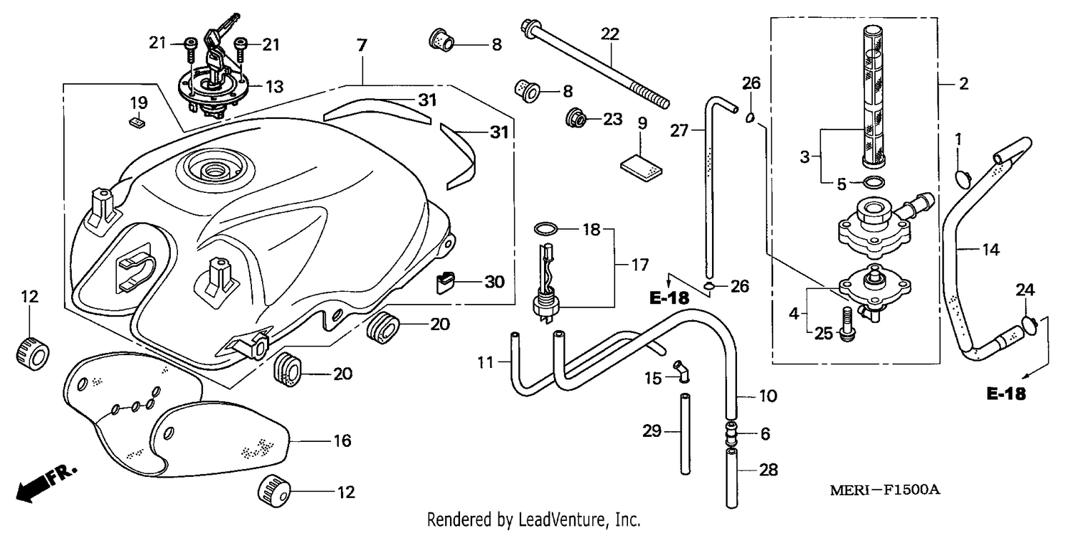 FUEL TANK (CBF600S/SA)