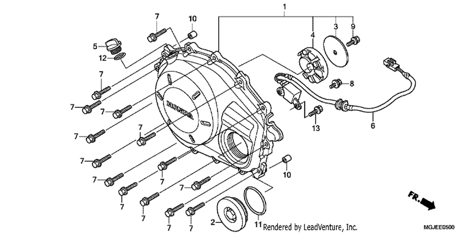  RIGHT CRANKCASE COVER