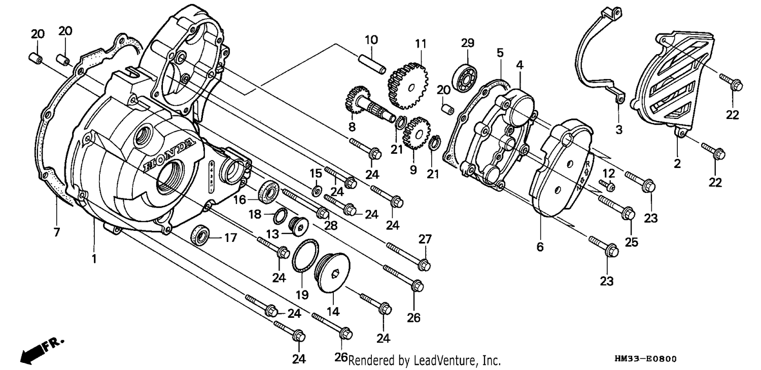LEFT CRANKCASE COVER