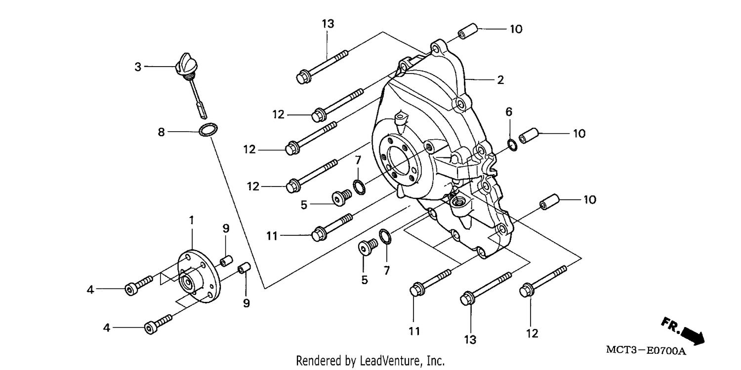 RIGHT CRANKCASE COVER