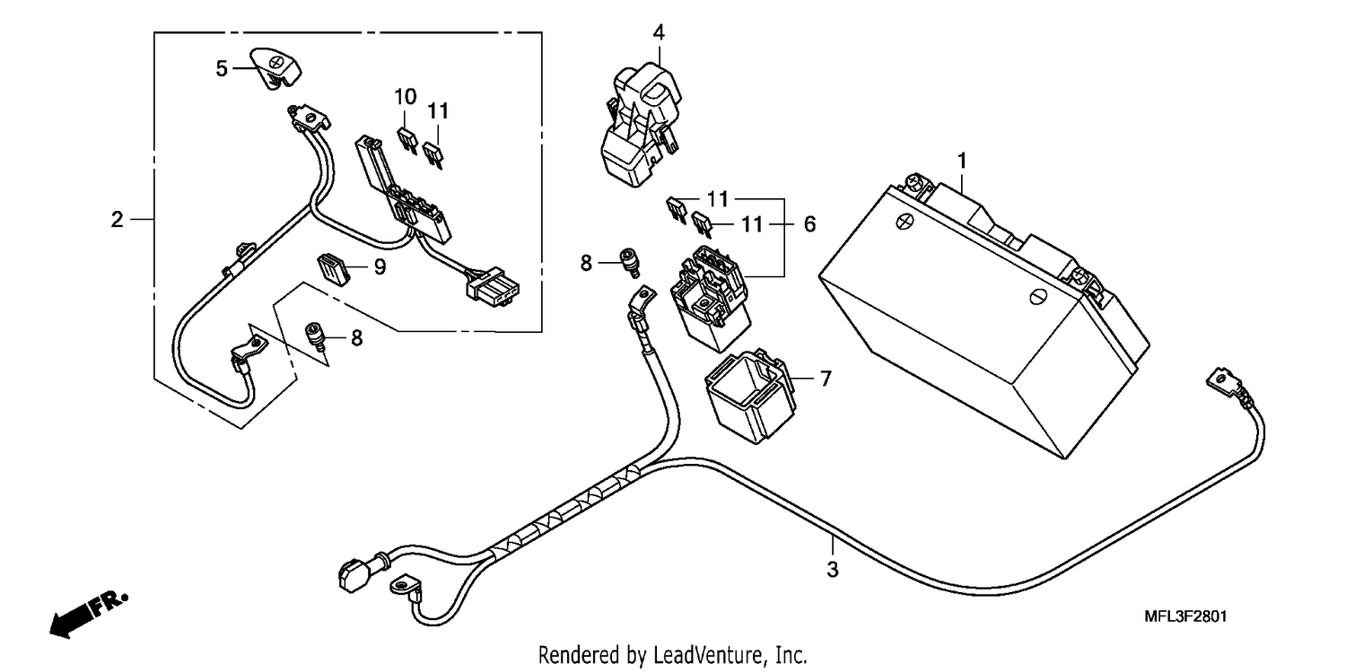 BATTERY (CBR1000RA)