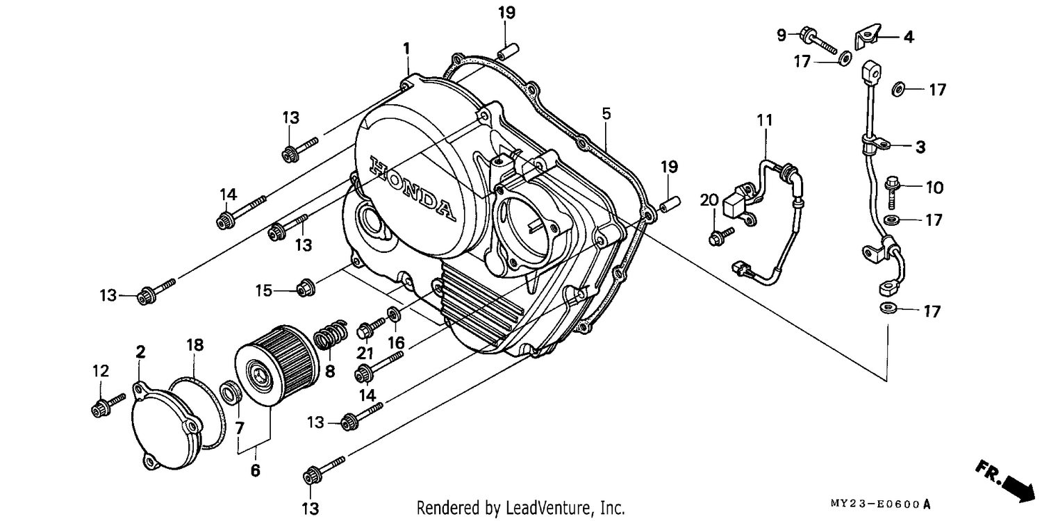 RIGHT CRANKCASE COVER