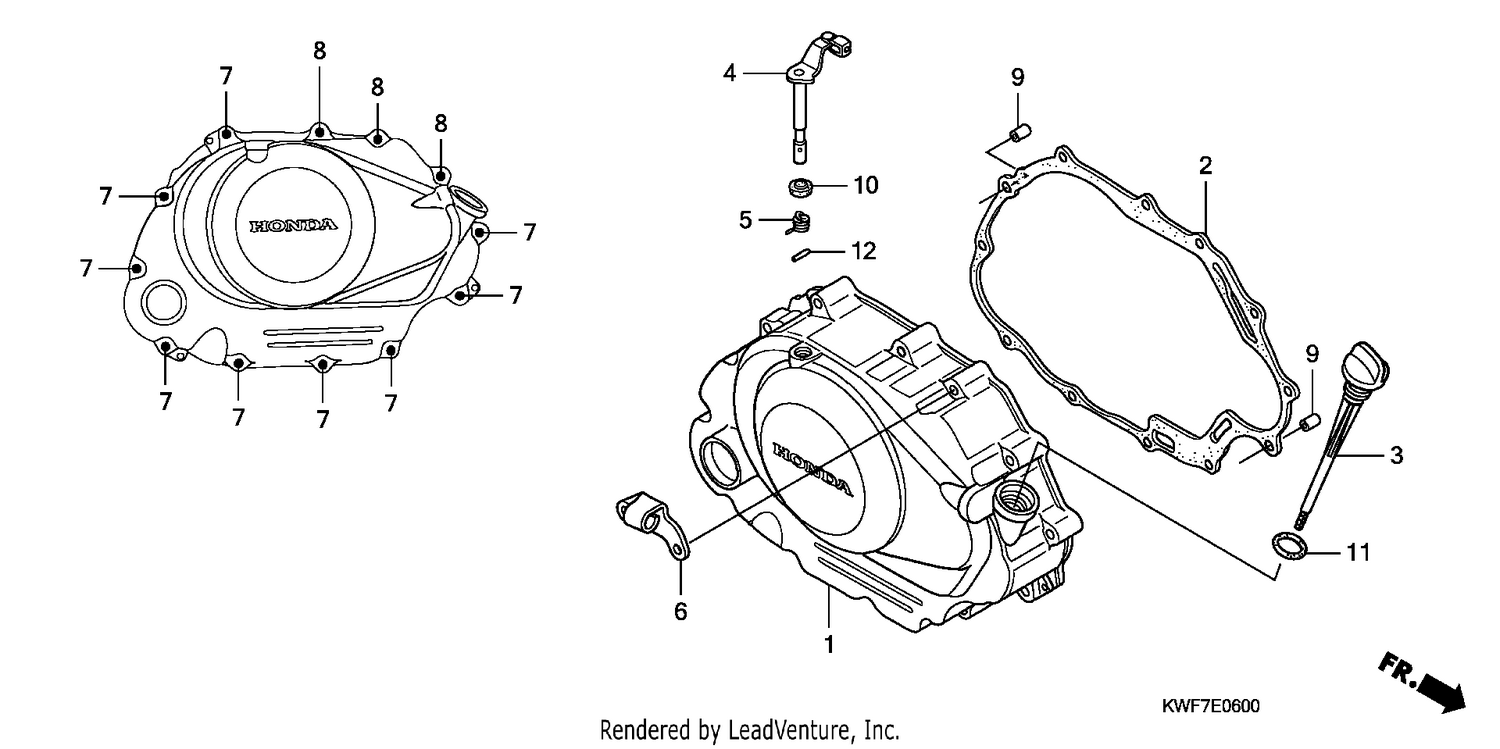 RIGHT CRANKCASE COVER