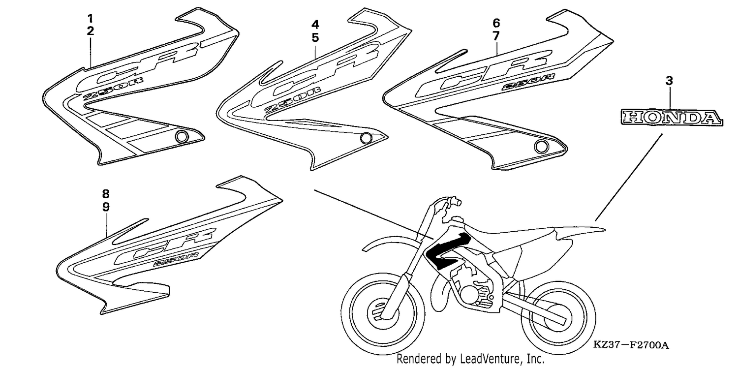 MARK (CR250R2-5)