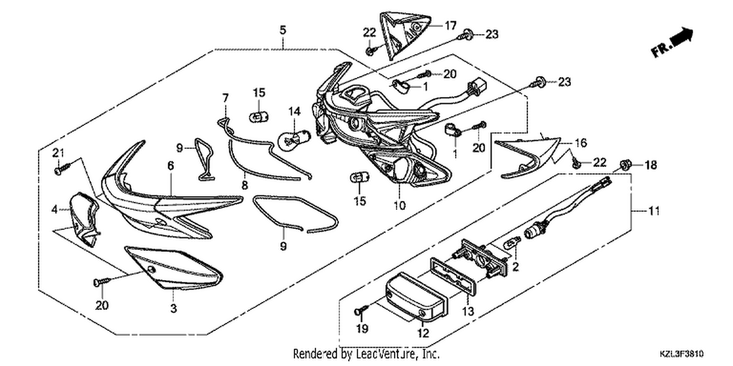  10 REAR COMBINATION LIGHT