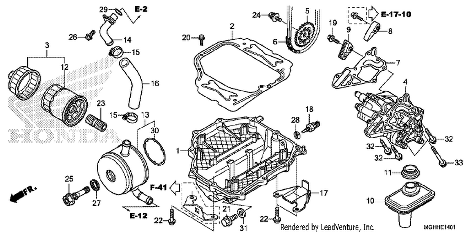  1 OI L PUMP (VFR1200XD/ XDA/ XDS)
