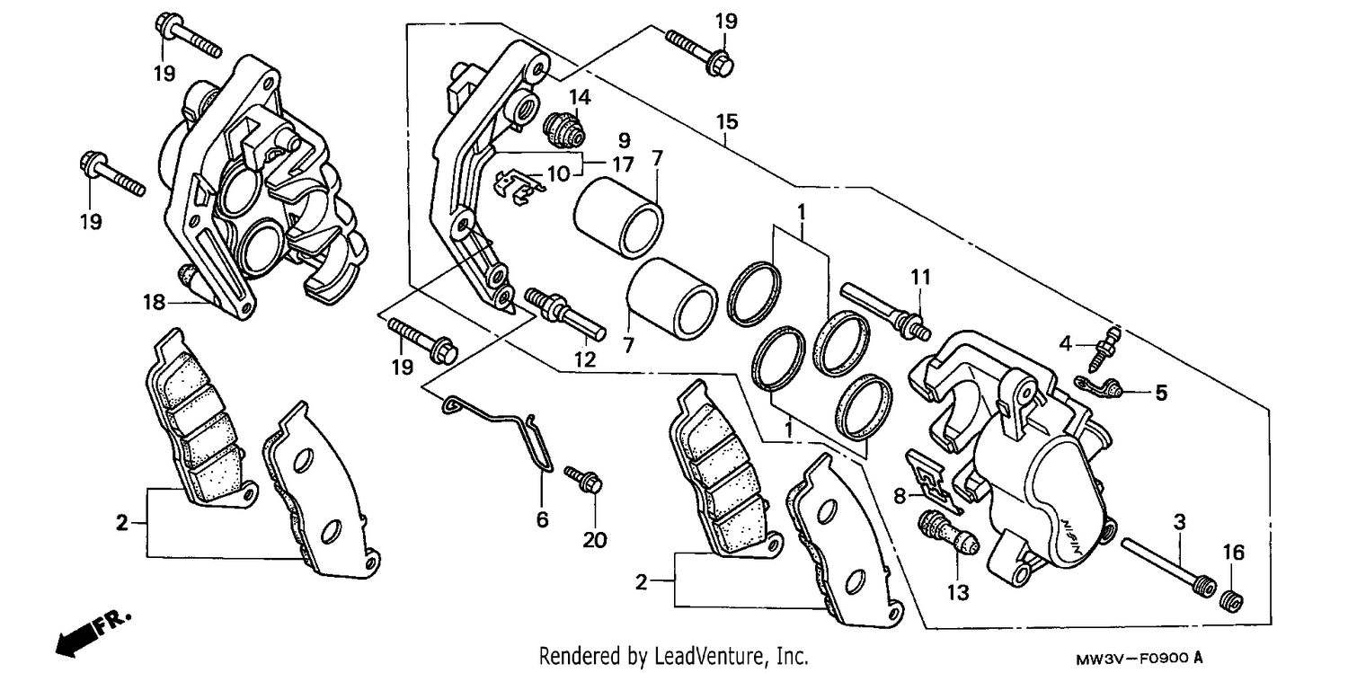 FRONT BRAKE CALIPER