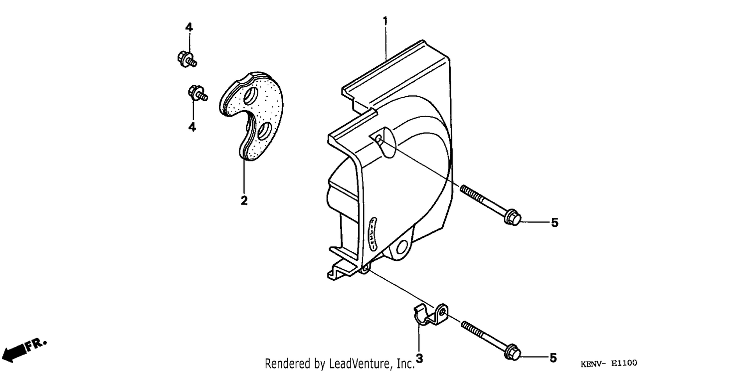 LEFT REAR CRANKCASE COVER
