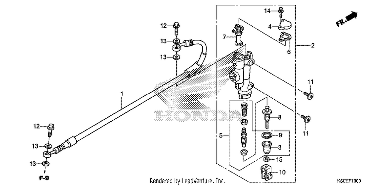  RR. BRAKE MASTER CYLINDER