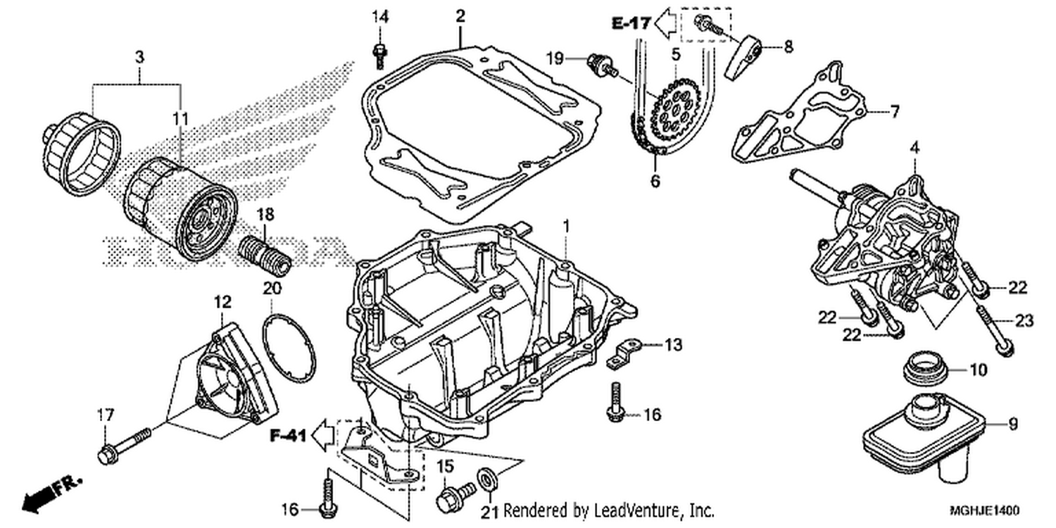  OIL PUMP (VFR1200X/XA/XL)