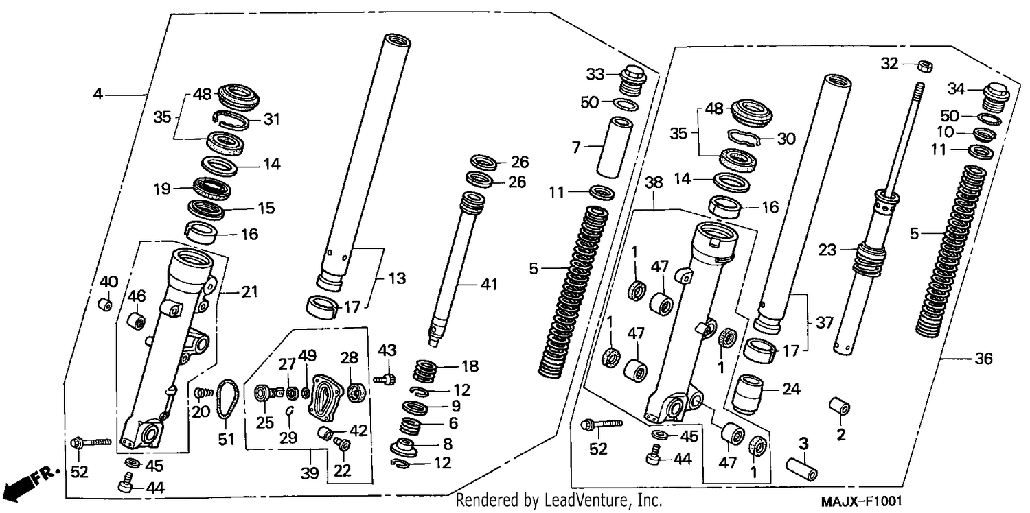 FRONT FORK (ST1100A)