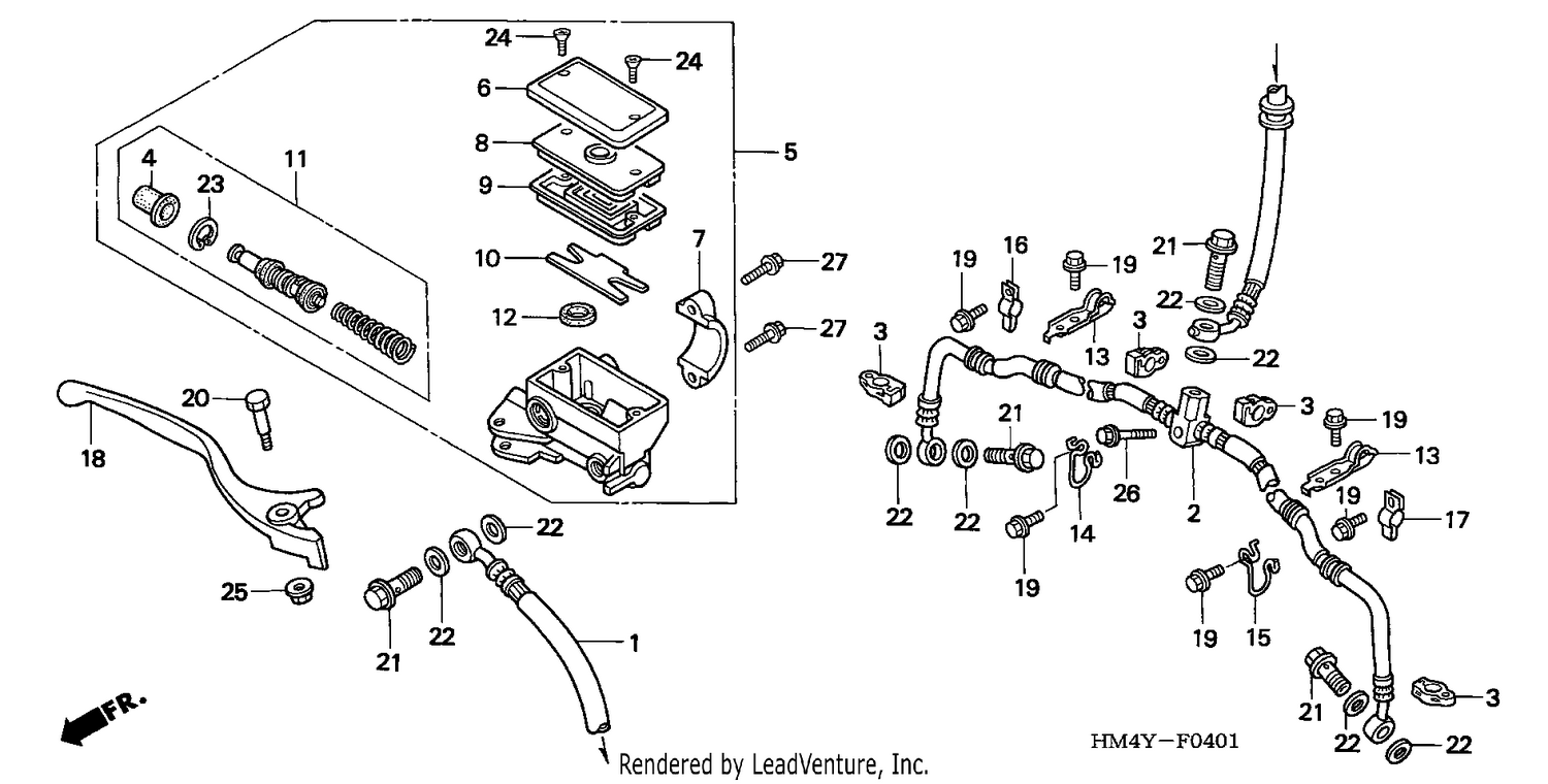 FR. BRAKE MASTER CYLINDER (2)