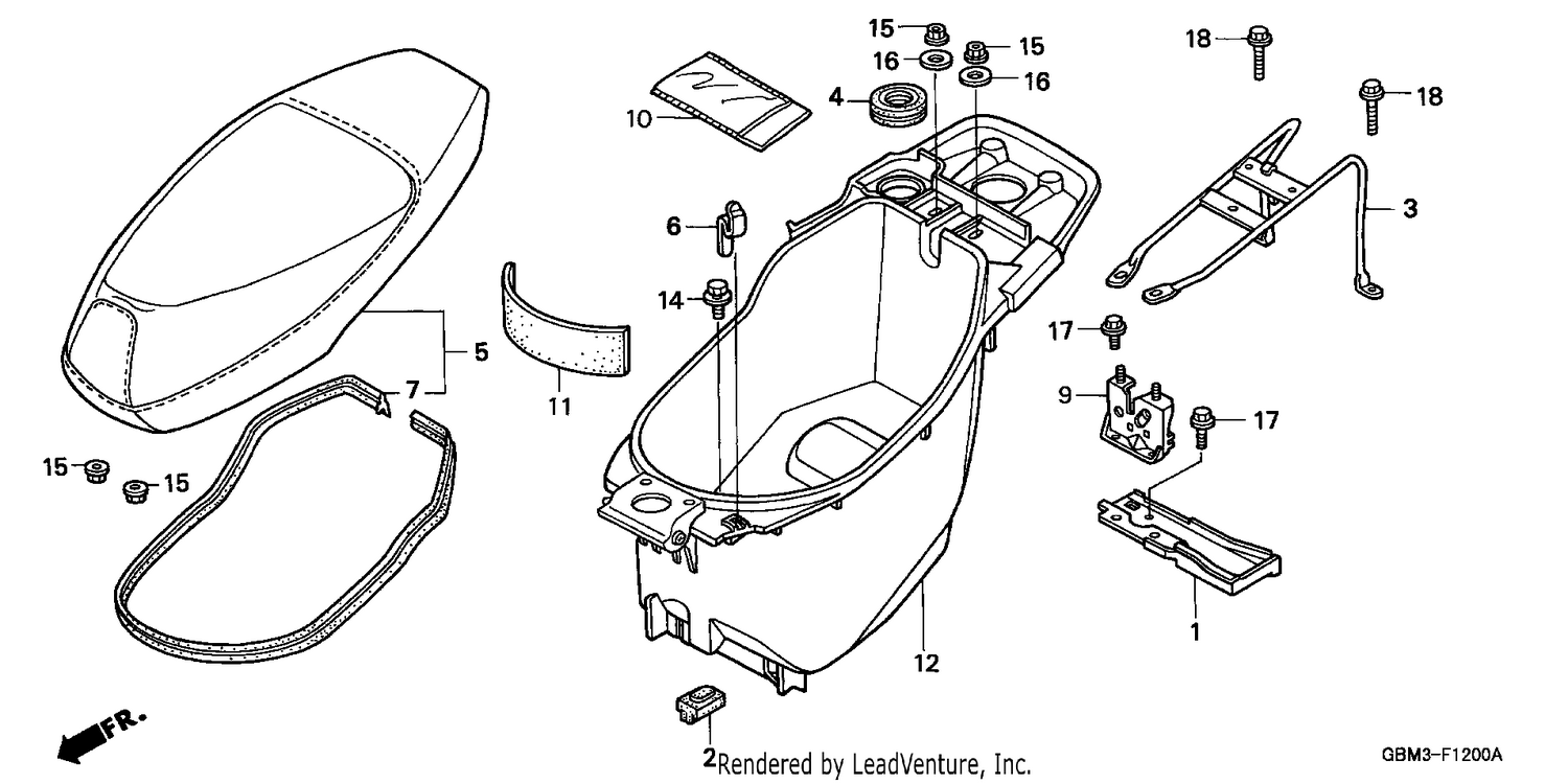SEAT/LUGGAGE BOX