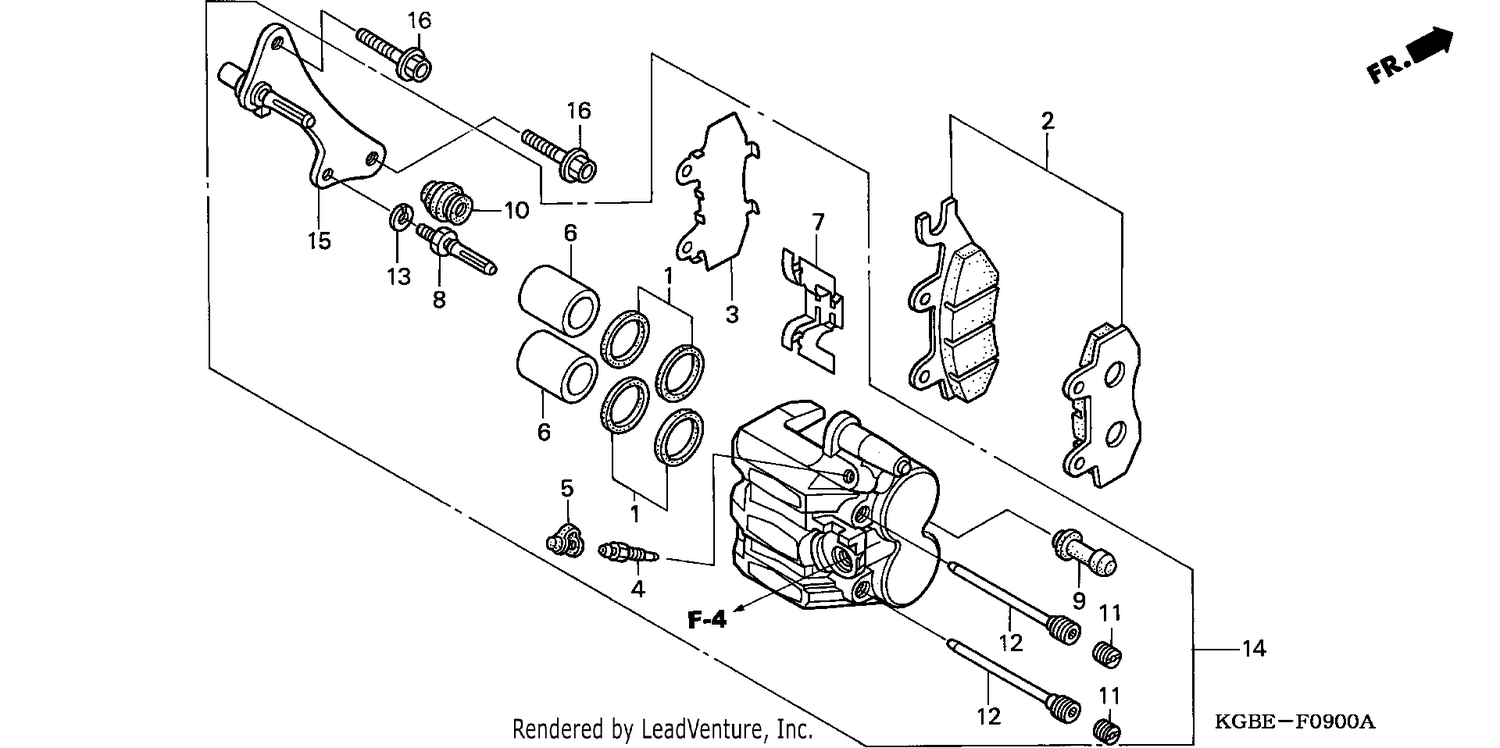 FRONT BRAKE CALIPER