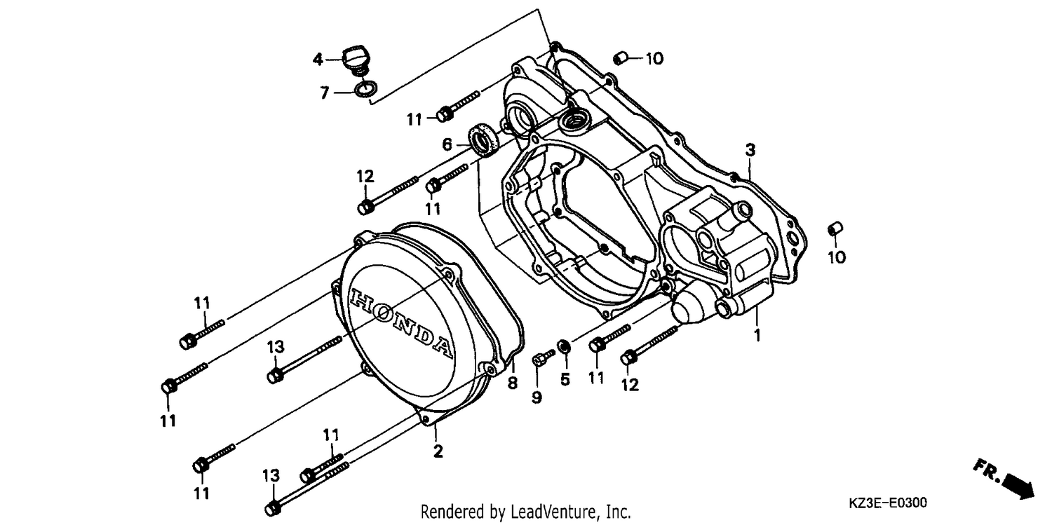 RIGHT CRANKCASE COVER