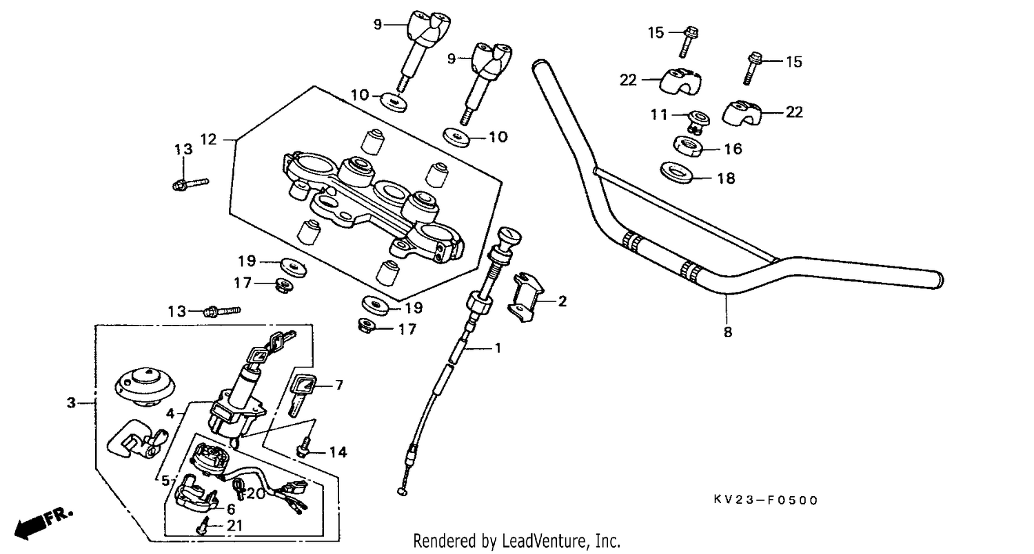 HANDLE PIPE/TOP BRIDGE