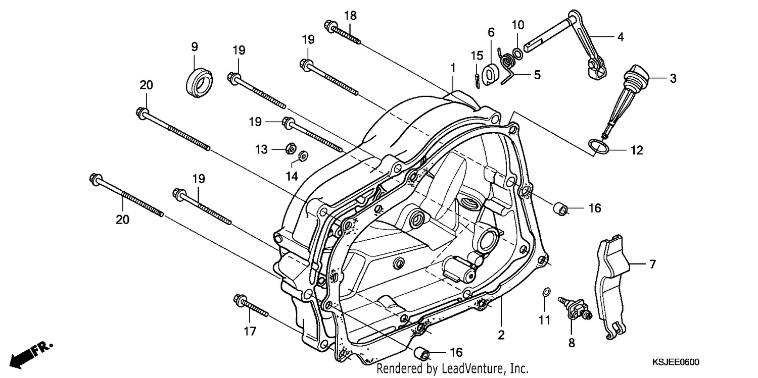 RIGHT CRANKCASE COVER