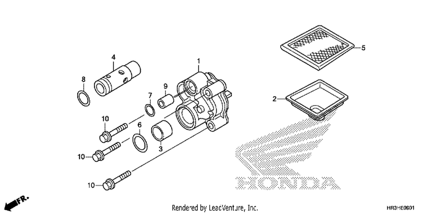  1 OIL PUMP (TRX420FE1/FM1/FM2/TE1/TM1)