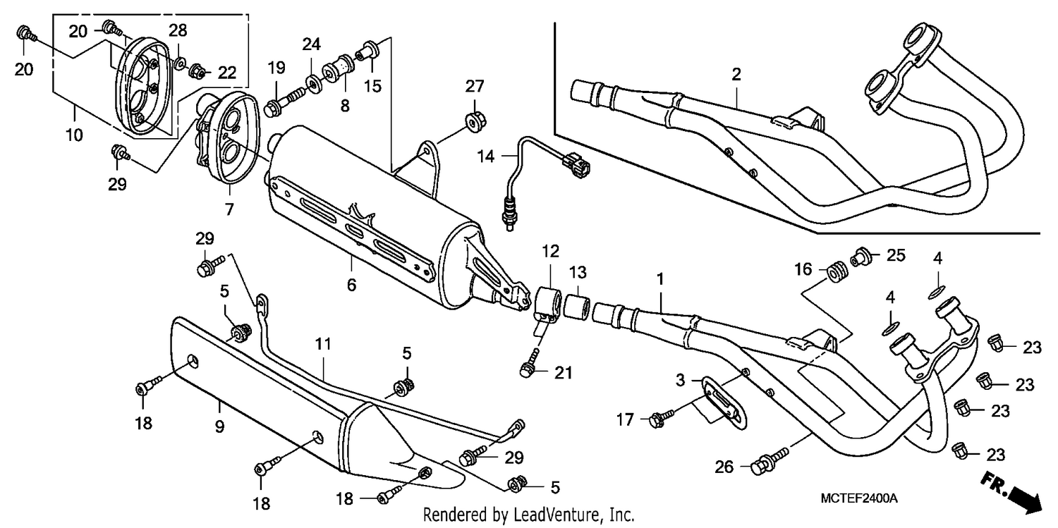 EXHAUST MUFFLER