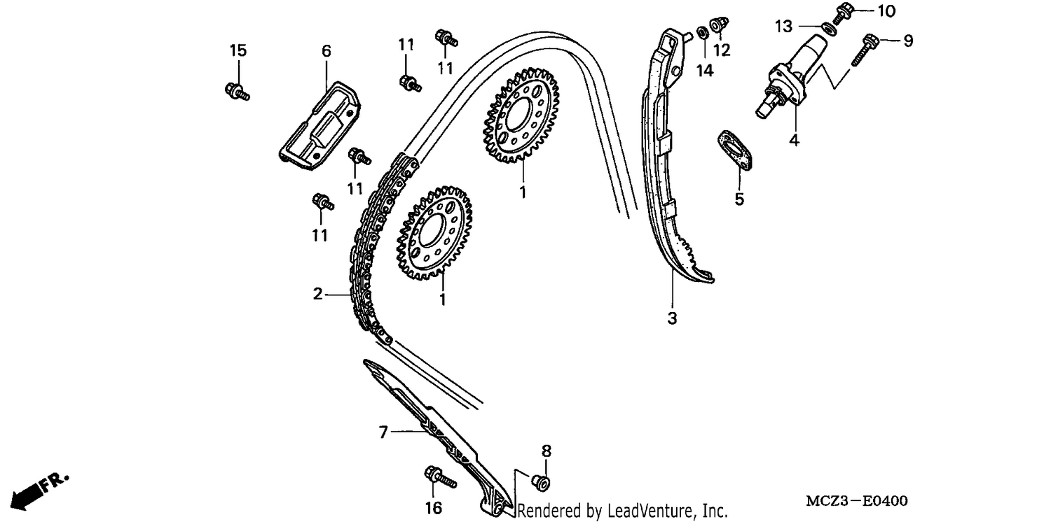 CAM CHAIN/TENSIONER