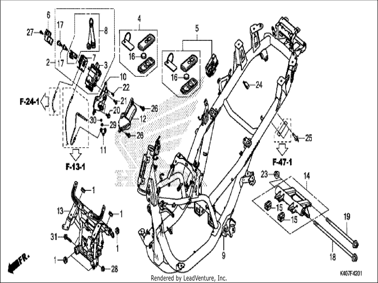  1 FRAME BODY (NSS125ADK)