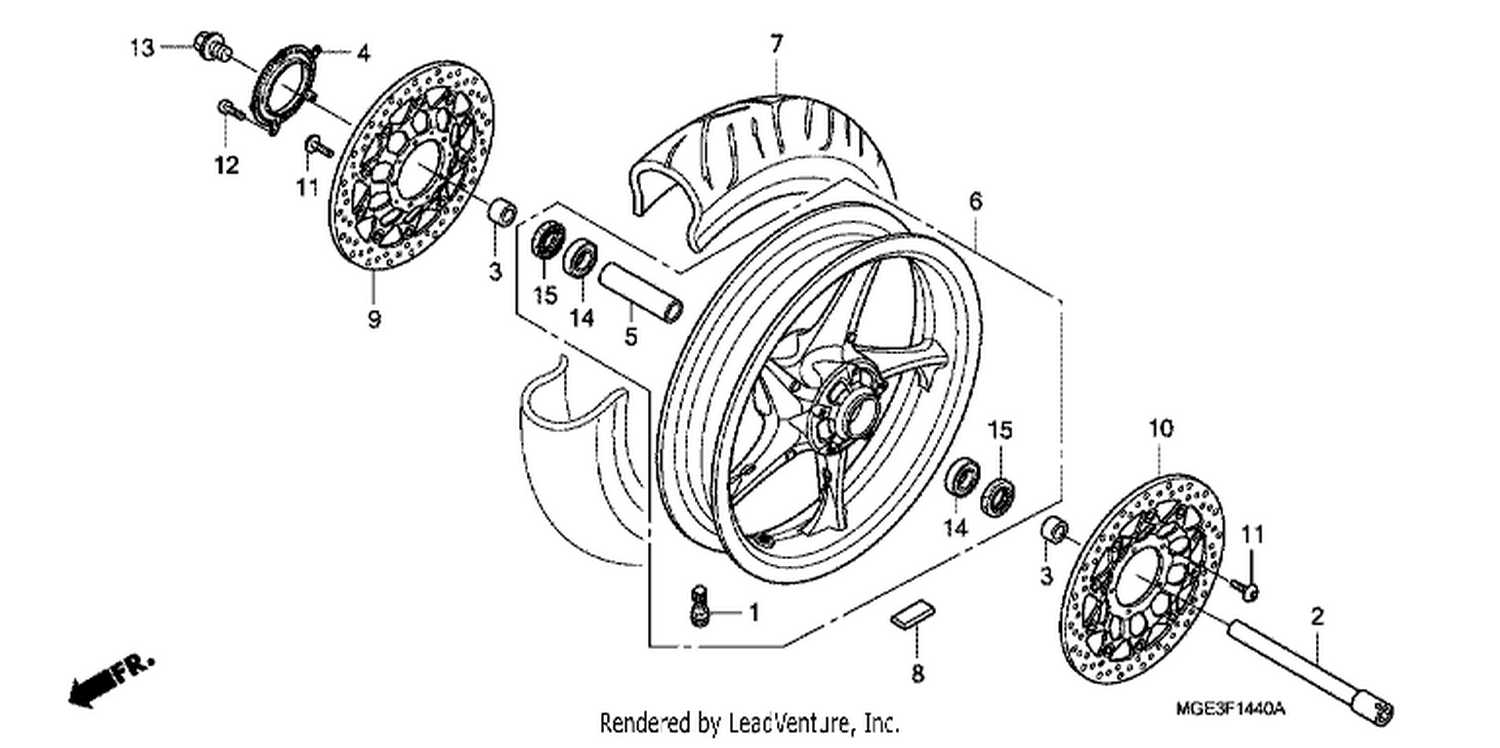  40 FRONT WHEEL
