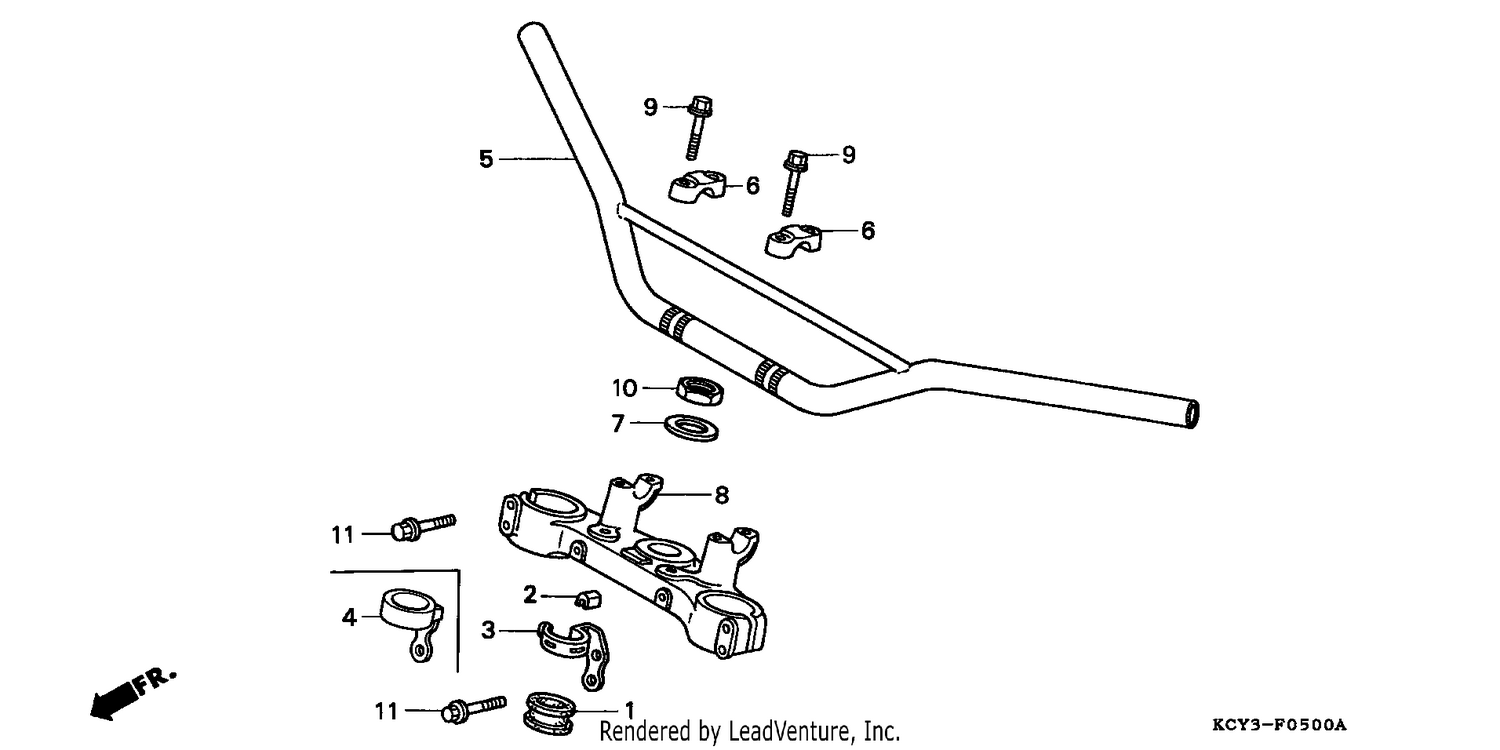 HANDLE PIPE/TOP BRIDGE