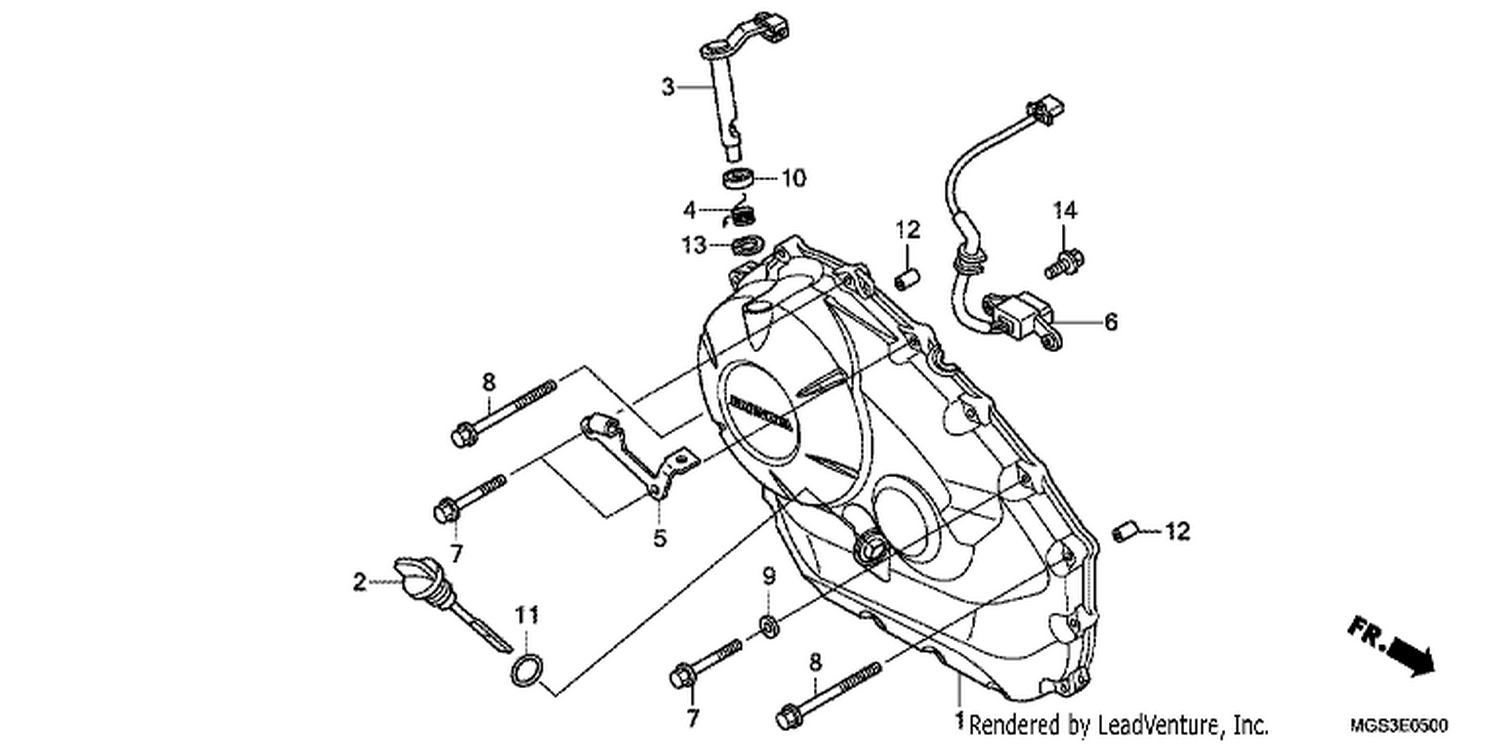  RIGHT CRANKCASE COVER (NC700X/XA)