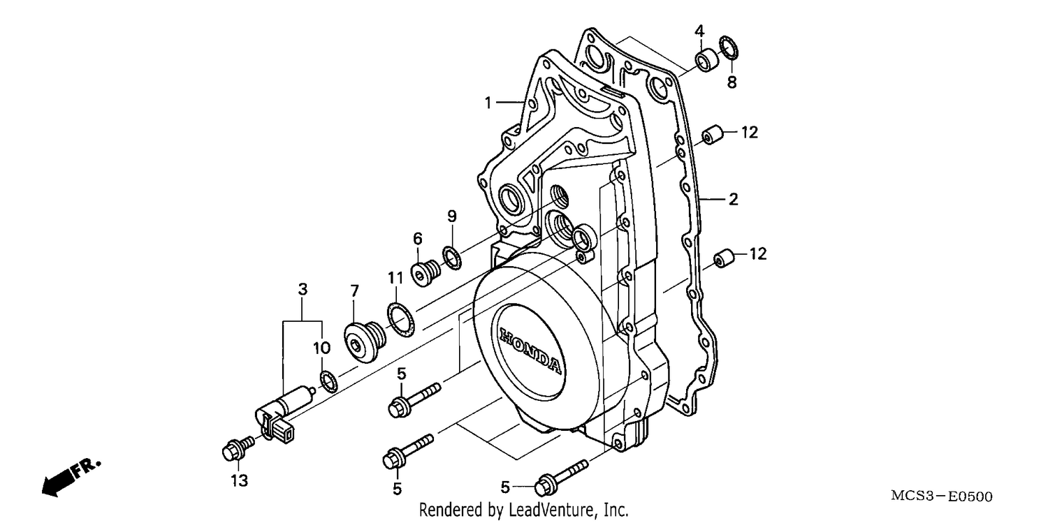 FRONT CRANKCASE COVER