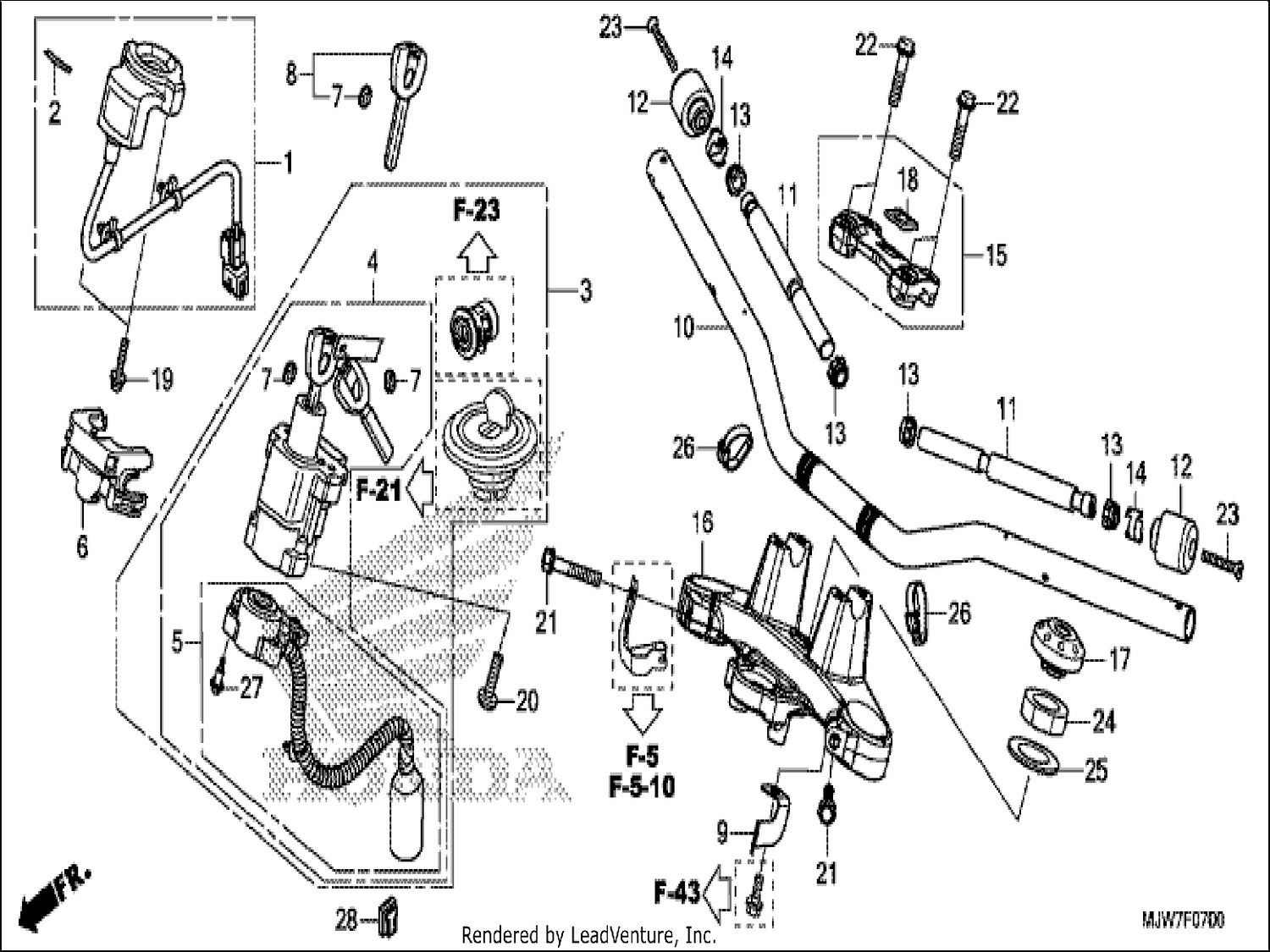  HANDLE PIPE/TOP BRIDGE