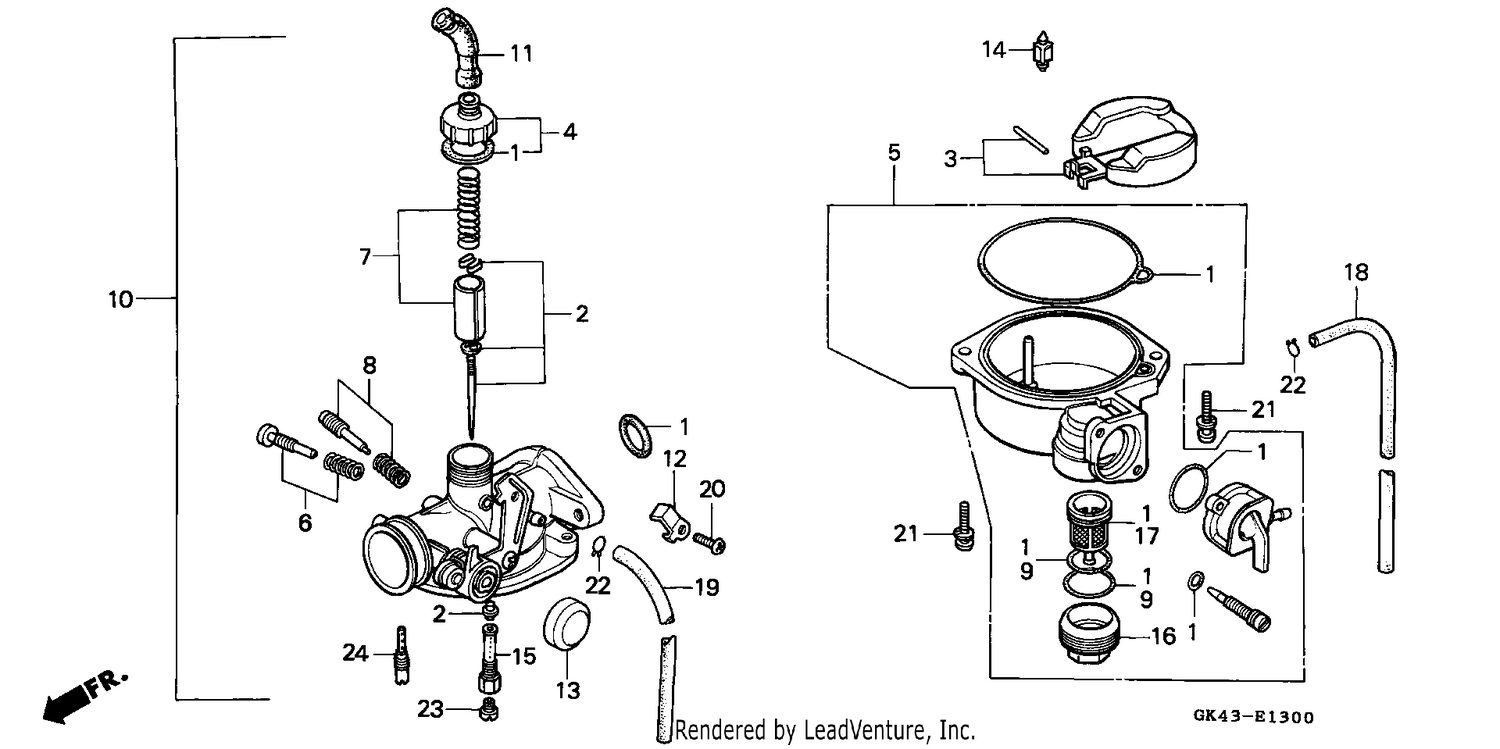 CARBURETOR (C50DF/G/DG/J/N/SN)