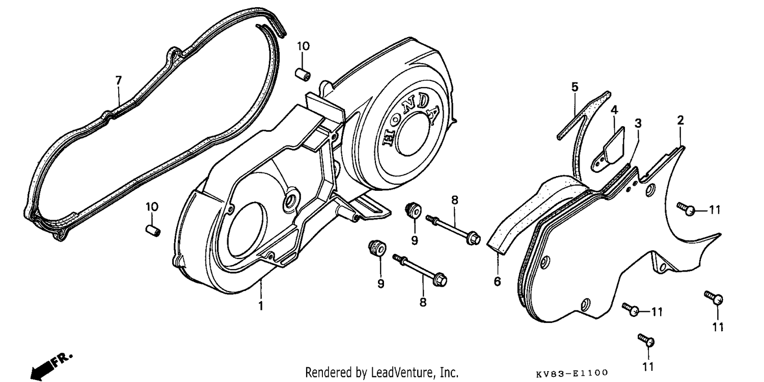 LEFT CRANKCASE COVER
