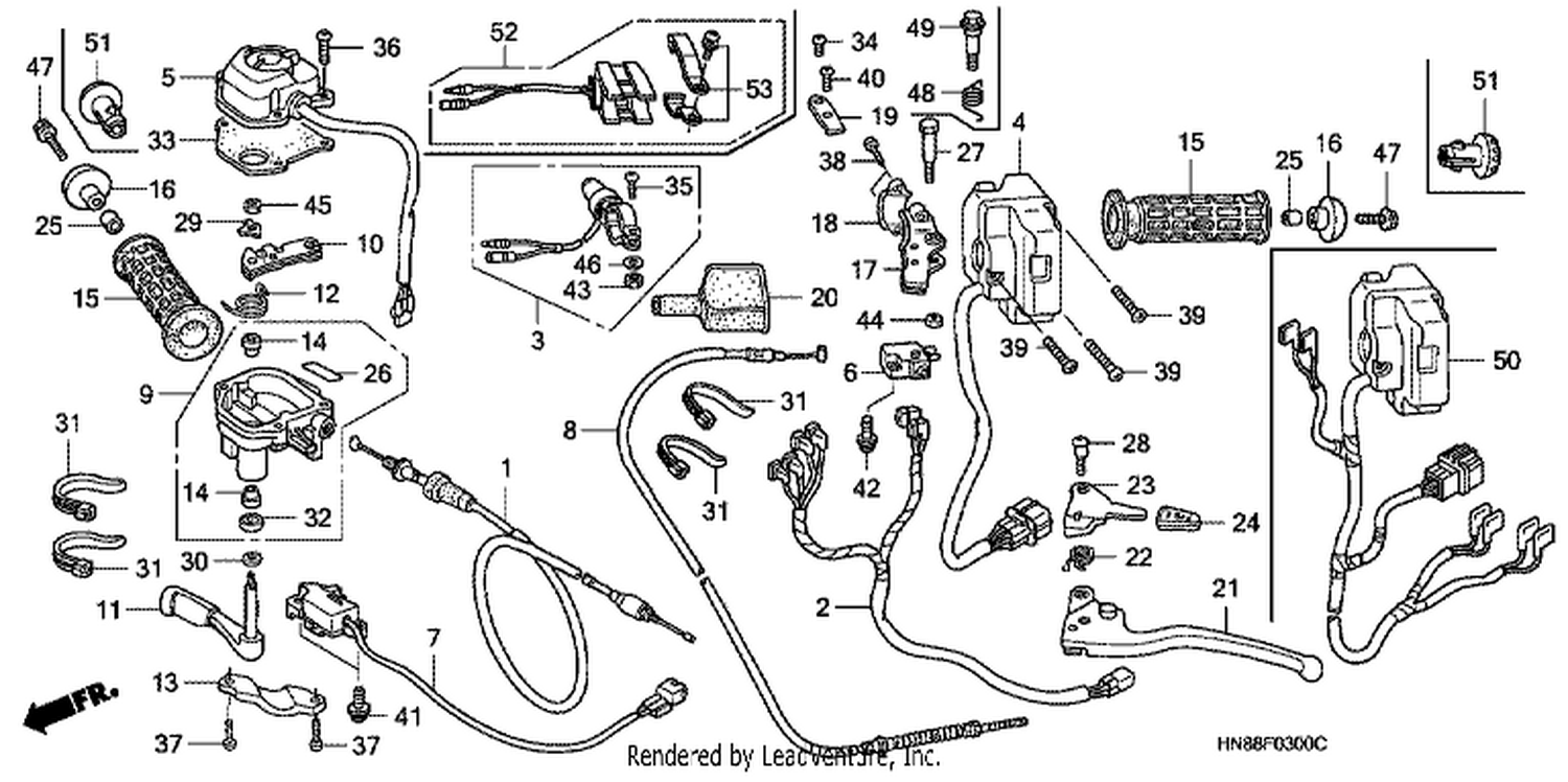  HANDLE LEVER/ SWI TCH/ CABLE