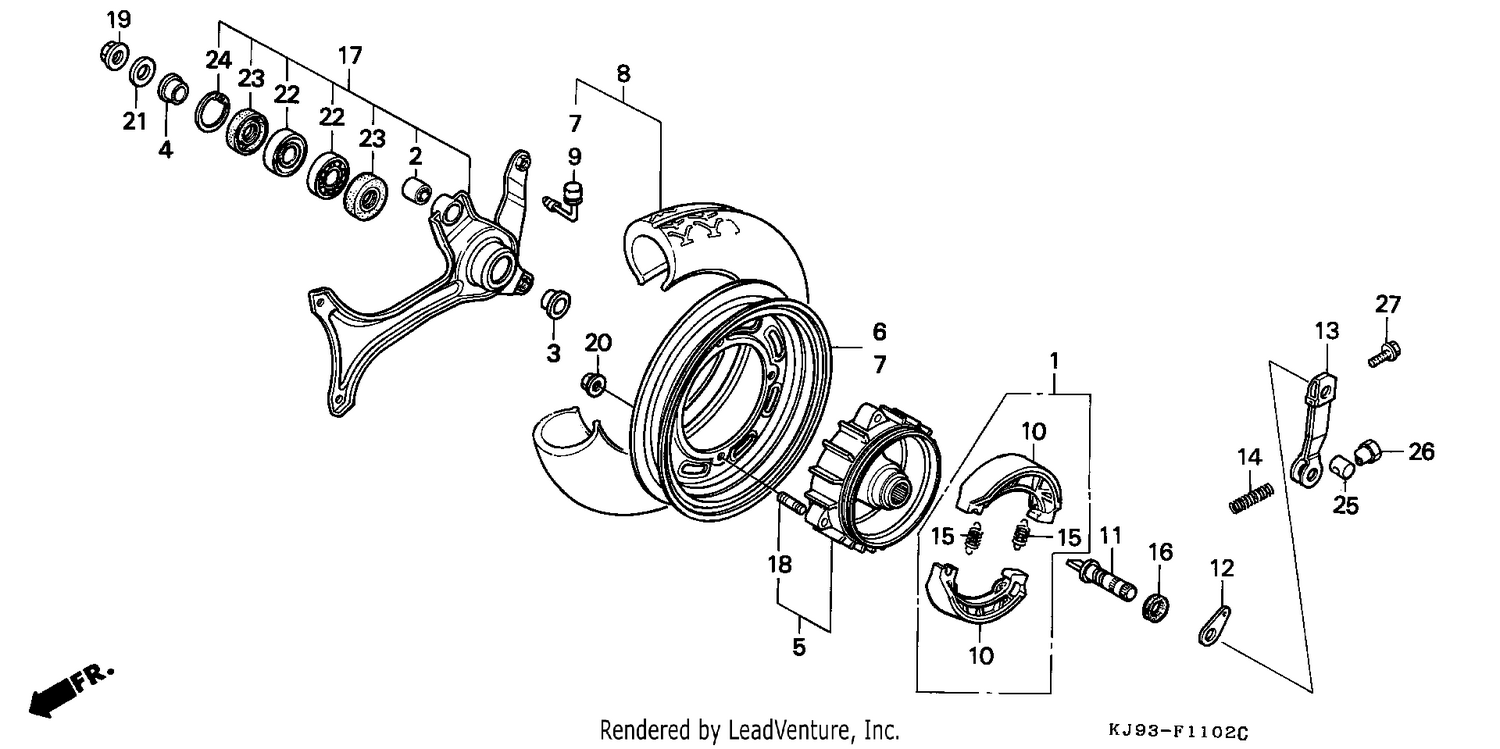 REAR WHEEL (CH125J/L/M/N/P/R)