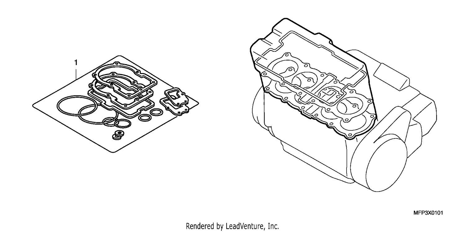 GASKET KIT A (CB13009/S9/A9/SA9)