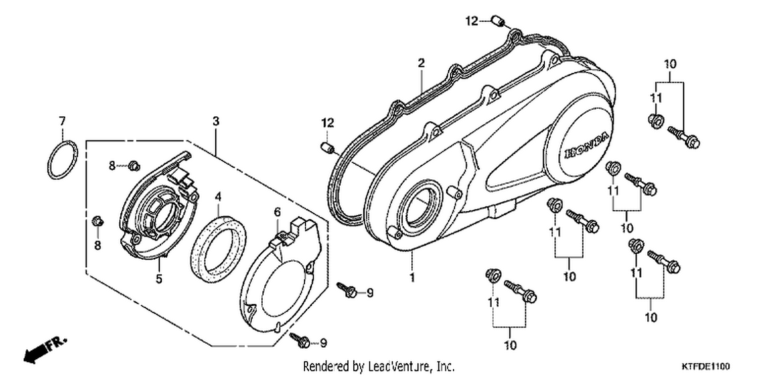  LEFT CRANKCASE COVER