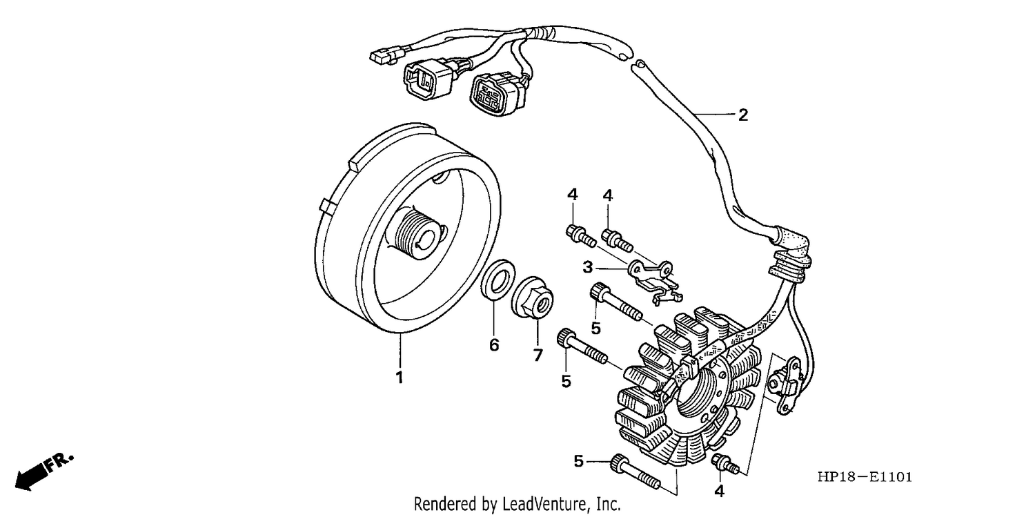 GENERATOR (TRX450R6,7,8/ER6,7,8)