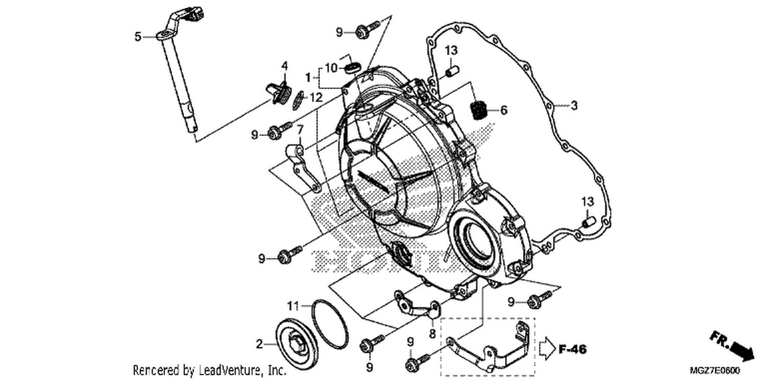  RI GHT CRANKCASE COVER